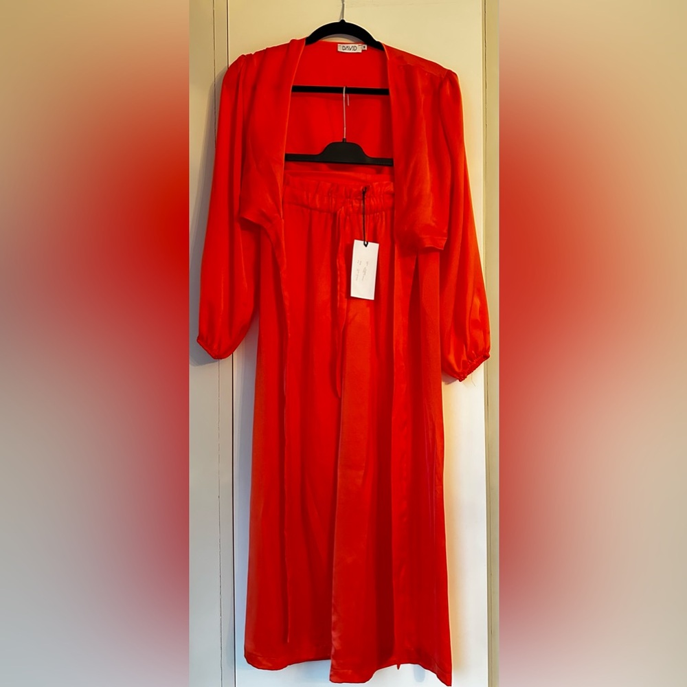 NEVER WORN Vibrant Red Two Piece